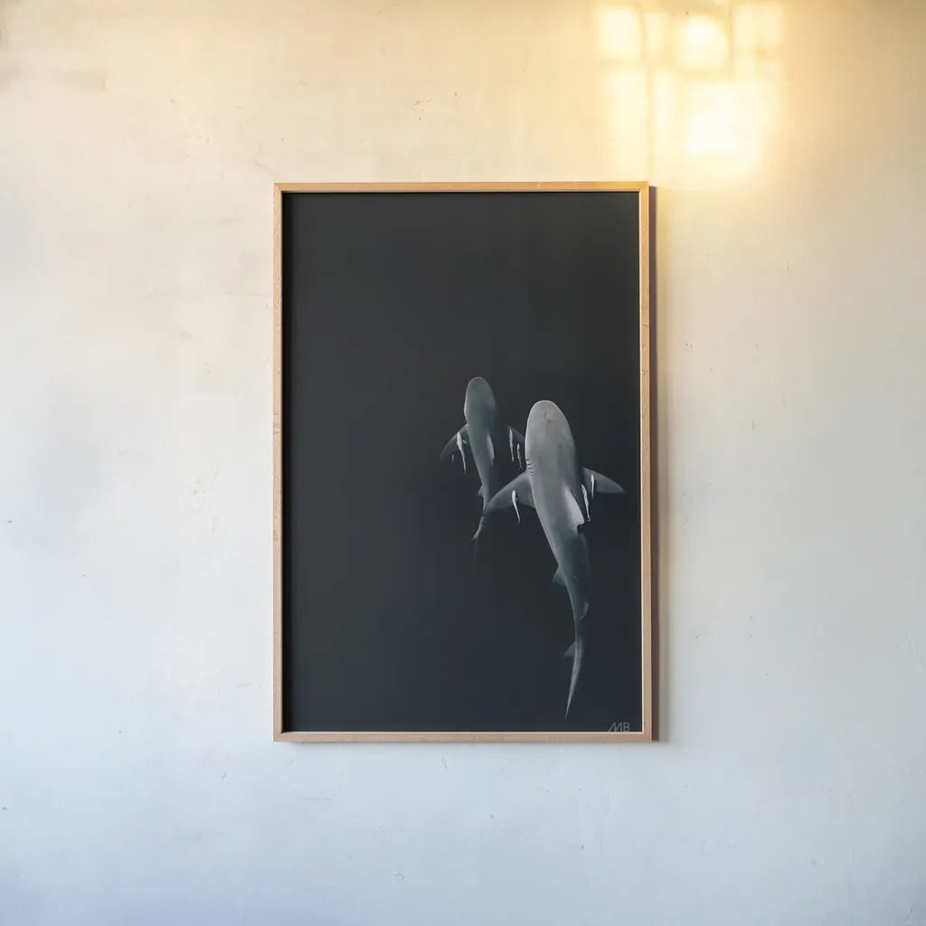 Above the Abyss by Max Blakesberg Studios. shown as a paper print in a natural frame. Available as a archival giclee rolled canvas, fine art paper, or poster print. SKU 90883h.