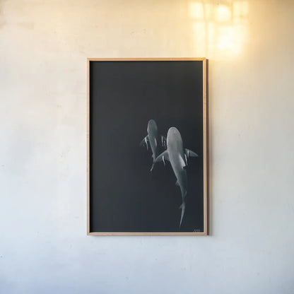 Above the Abyss by Max Blakesberg Studios. shown as a paper print in a natural frame. Available as a archival giclee rolled canvas, fine art paper, or poster print. SKU 90883h.