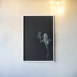 Above the Abyss by Max Blakesberg Studios. shown as a paper print in a white frame. Available as a archival giclee rolled canvas, fine art paper, or poster print. SKU 90883h.