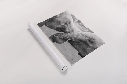 Besties by Max Blakesberg Studios. shown as a rolled paper print. Available as archival giclee rolled canvas, fine art paper, or poster print. SKU 93609i.