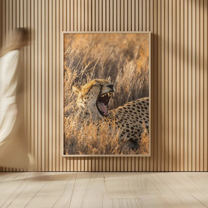 Big Yawn I by Max Blakesberg Studios. shown as over sized large wall art. Available as an archival giclee rolled canvas, fine art paper, or poster print. SKU 93612h.
