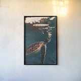 Blowing Bubbles by Max Blakesberg Studios. shown as a paper print in a black flame. Available as a archival giclee rolled canvas, fine art paper, or poster print. SKU 90885h.