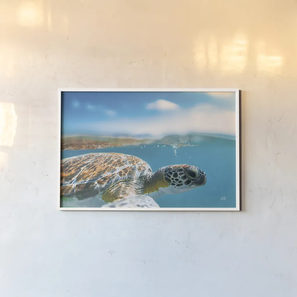 Blowing Bubbles by Max Blakesberg Studios. shown as a paper print in a white frame. Available as a archival giclee rolled canvas, fine art paper, or poster print. SKU 92805i.