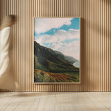 Clouds over Hawaii by Max Blakesberg Studios. shown as over sized large wall art. Available as an archival giclee rolled canvas, fine art paper, or poster print. SKU 93620h.