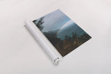 Double Rainbow by Max Blakesberg Studios. shown as a rolled paper print. Available as archival giclee rolled canvas, fine art paper, or poster print. SKU 92681h.