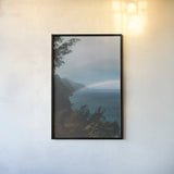 Double Rainbow by Max Blakesberg Studios. shown as a paper print in a black flame. Available as a archival giclee rolled canvas, fine art paper, or poster print. SKU 92681h.