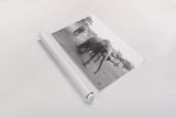 Elephant Race BW by Max Blakesberg Studios. shown as a rolled paper print. Available as archival giclee rolled canvas, fine art paper, or poster print. SKU 93615i.