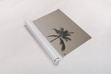Evening Palm Sepia by Max Blakesberg Studios. shown as a rolled paper print. Available as archival giclee rolled canvas, fine art paper, or poster print. SKU 103355i.