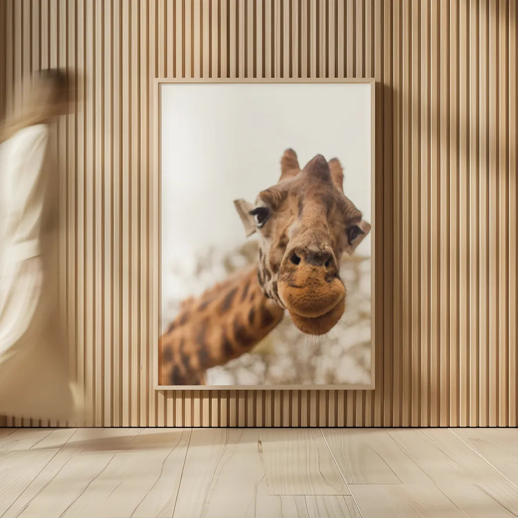 Funny Face I by Max Blakesberg Studios. shown as over sized large wall art. Available as an archival giclee rolled canvas, fine art paper, or poster print. SKU 93616h.