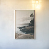 Happy in Hawaii by Max Blakesberg Studios. shown as a paper print in a white frame. Available as a archival giclee rolled canvas, fine art paper, or poster print. SKU 95340h.