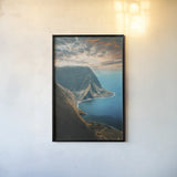 Hawaiian Coast by Max Blakesberg Studios. shown as a paper print in a black flame. Available as a archival giclee rolled canvas, fine art paper, or poster print. SKU 91848h.