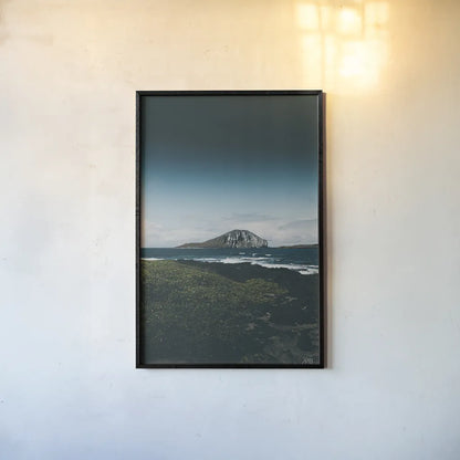 Hawaiian Mood by Max Blakesberg Studios. shown as a paper print in a black flame. Available as a archival giclee rolled canvas, fine art paper, or poster print. SKU 90886h.