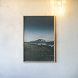 Hawaiian Mood by Max Blakesberg Studios. shown as a paper print in a natural frame. Available as a archival giclee rolled canvas, fine art paper, or poster print. SKU 90886h.