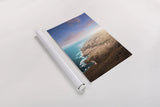 Hawaiian Shoreline by Max Blakesberg Studios. shown as a rolled paper print. Available as archival giclee rolled canvas, fine art paper, or poster print. SKU 90832h.