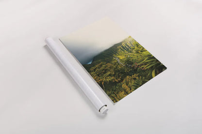 Hawaiian Tropics by Max Blakesberg Studios. shown as a rolled paper print. Available as archival giclee rolled canvas, fine art paper, or poster print. SKU 91847h.