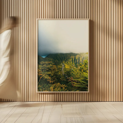 Hawaiian Tropics by Max Blakesberg Studios. shown as over sized large wall art. Available as an archival giclee rolled canvas, fine art paper, or poster print. SKU 91847h.