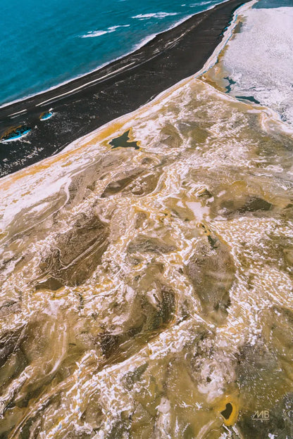 Iceland From Above I by Max Blakesberg Studios. SKU 90838h. Archival Giclee Fine art print for wall decor.