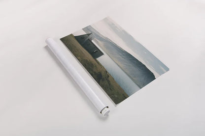 Iceland Shore I by Max Blakesberg Studios. shown as a rolled paper print. Available as archival giclee rolled canvas, fine art paper, or poster print. SKU 91390i.