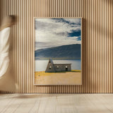 Iceland Shore III by Max Blakesberg Studios. shown as over sized large wall art. Available as an archival giclee rolled canvas, fine art paper, or poster print. SKU 91392h.