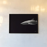 On the Hunt by Max Blakesberg Studios. shown as a paper print in a black flame. Available as a archival giclee rolled canvas, fine art paper, or poster print. SKU 90848i.