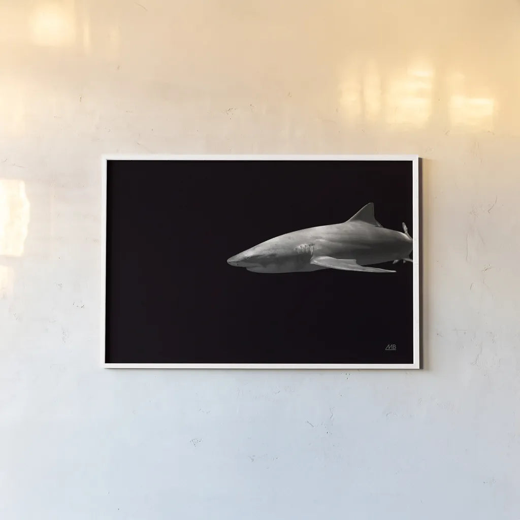 On the Hunt by Max Blakesberg Studios. shown as a paper print in a white frame. Available as a archival giclee rolled canvas, fine art paper, or poster print. SKU 90848i.