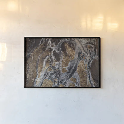 Over Iceland by Max Blakesberg Studios. shown as a paper print in a black flame. Available as a archival giclee rolled canvas, fine art paper, or poster print. SKU 92811i.