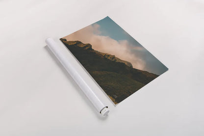 Rainbow over Hawaii by Max Blakesberg Studios. shown as a rolled paper print. Available as archival giclee rolled canvas, fine art paper, or poster print. SKU 93618i.