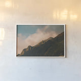 Rainbow over Hawaii by Max Blakesberg Studios. shown as a paper print in a white frame. Available as a archival giclee rolled canvas, fine art paper, or poster print. SKU 93618i.