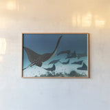 Ray Day I by Max Blakesberg Studios. shown as a paper print in a natural frame. Available as a archival giclee rolled canvas, fine art paper, or poster print. SKU 92615i.