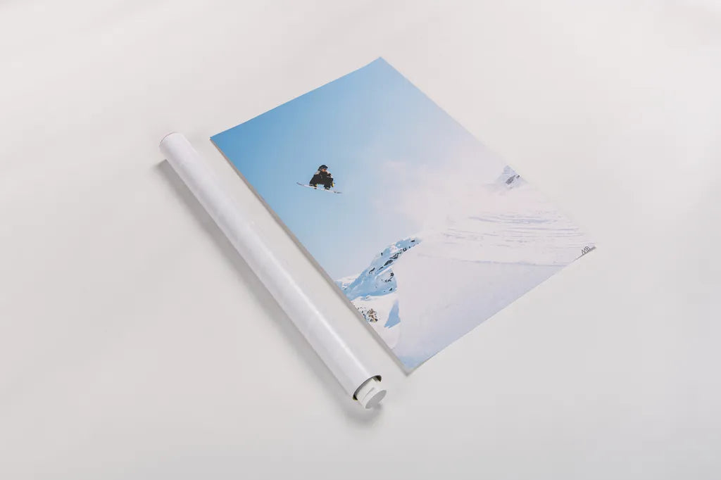 Snow Day I by Max Blakesberg Studios. shown as a rolled paper print. Available as archival giclee rolled canvas, fine art paper, or poster print. SKU 91872h.