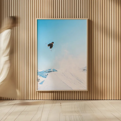 Snow Day I by Max Blakesberg Studios. shown as over sized large wall art. Available as an archival giclee rolled canvas, fine art paper, or poster print. SKU 91872h.