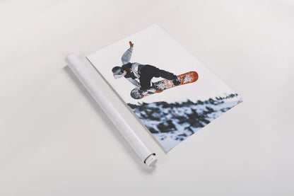 Snow Day III by Max Blakesberg Studios. shown as a rolled paper print. Available as archival giclee rolled canvas, fine art paper, or poster print. SKU 91874h.