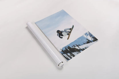 Snow Day IV by Max Blakesberg Studios. shown as a rolled paper print. Available as archival giclee rolled canvas, fine art paper, or poster print. SKU 91875h.