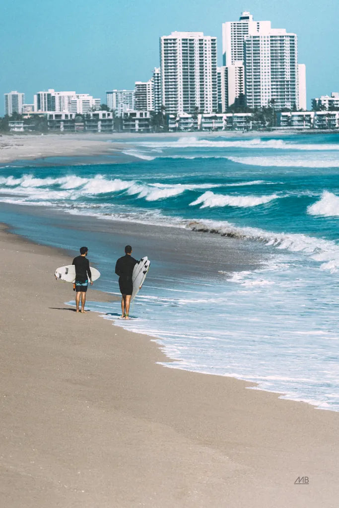Surf Day by Max Blakesberg Studios. SKU 91871h. Archival Giclee Fine art print for wall decor.