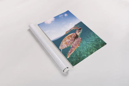 Surfacing by Max Blakesberg Studios. shown as a rolled paper print. Available as archival giclee rolled canvas, fine art paper, or poster print. SKU 92685h.