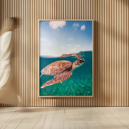 Surfacing by Max Blakesberg Studios. shown as over sized large wall art. Available as an archival giclee rolled canvas, fine art paper, or poster print. SKU 92685h.