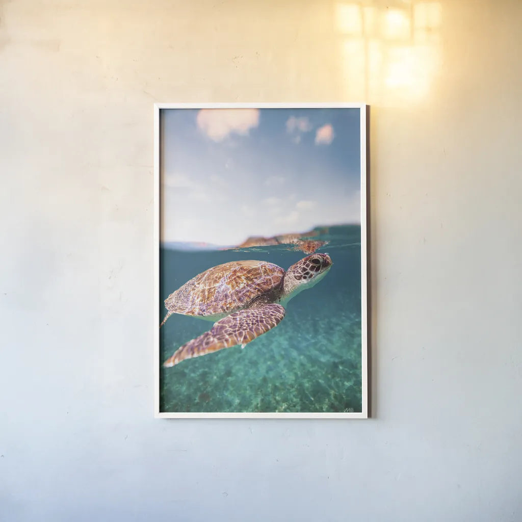 Surfacing by Max Blakesberg Studios. shown as a paper print in a white frame. Available as a archival giclee rolled canvas, fine art paper, or poster print. SKU 92685h.