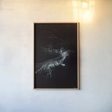 The Great by Max Blakesberg Studios. shown as a paper print in a natural frame. Available as a archival giclee rolled canvas, fine art paper, or poster print. SKU 91646h.