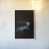The Great by Max Blakesberg Studios. shown as a paper print in a white frame. Available as a archival giclee rolled canvas, fine art paper, or poster print. SKU 91646h.