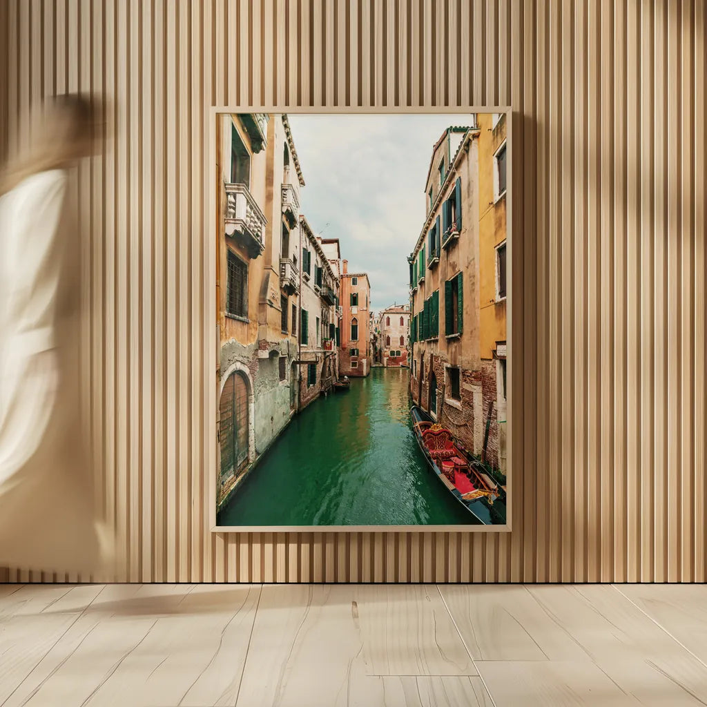 Venetian Dream by Max Blakesberg Studios. shown as over sized large wall art. Available as an archival giclee rolled canvas, fine art paper, or poster print. SKU 92463h.