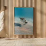 Wave Hello by Max Blakesberg Studios. shown as over sized large wall art. Available as an archival giclee rolled canvas, fine art paper, or poster print. SKU 92686h.