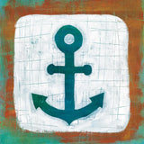 Ahoy III Red Blue by Melissa Averinos. SKU 27696a. Archival Giclee Fine art print for wall decor.
