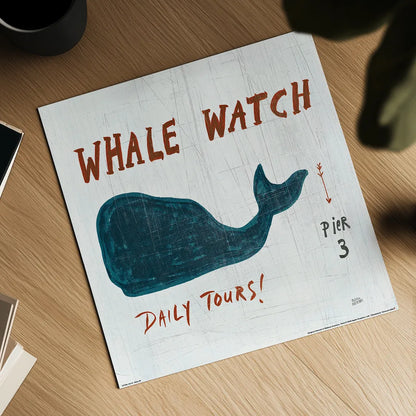 Ahoy XI by Melissa Averinos. Shown as a detailed flat fine art print, highlighting archival giclee quality. Available as an archival giclee rolled canvas, fine art paper, or poster print. SKU 27706a.