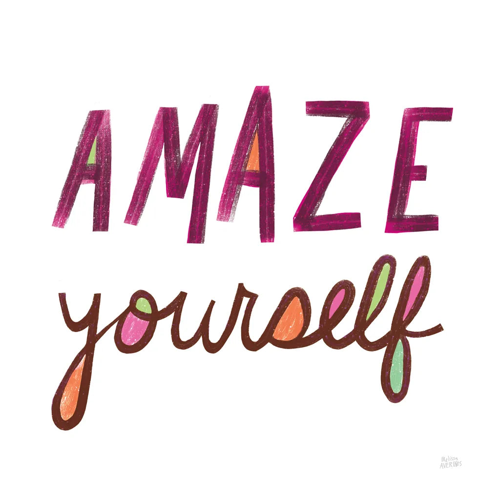 Amaze Yourself by Melissa Averinos. SKU 59984a. Archival Giclee Fine art print for wall decor.
