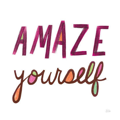Amaze Yourself by Melissa Averinos. SKU 59984a. Archival Giclee Fine art print for wall decor.