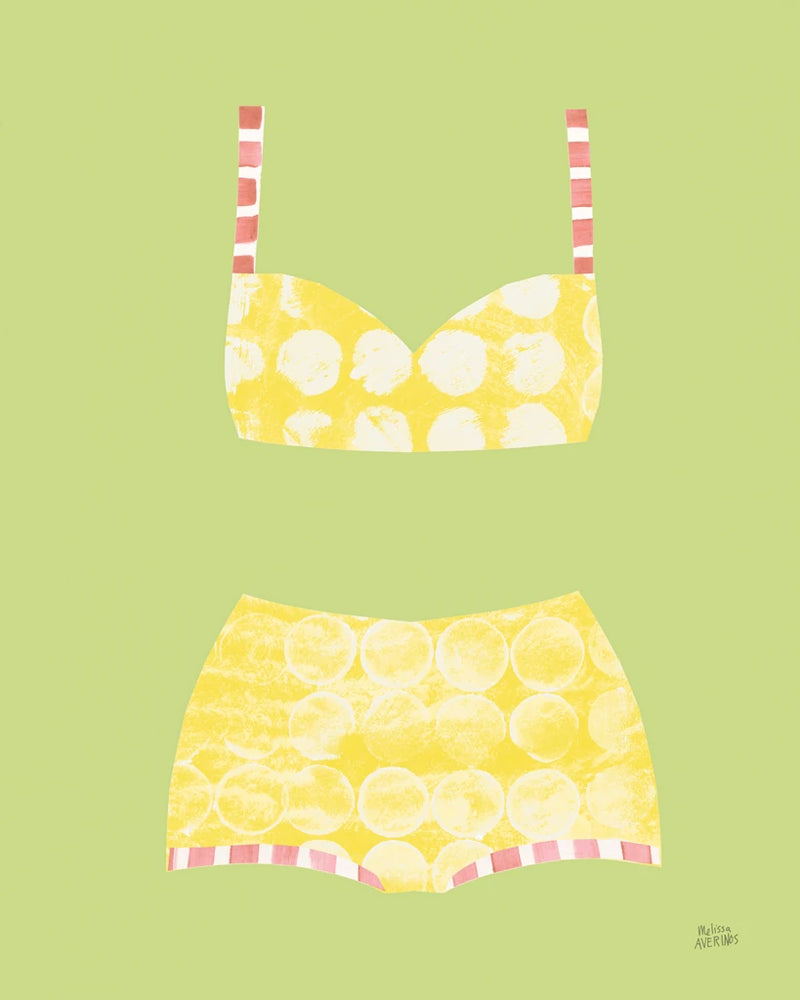 Bathing Beauties I Pastel by Melissa Averinos