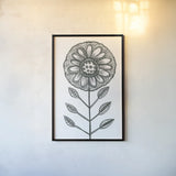 Bloom Town IV by Melissa Averinos. shown as a paper print in a black flame. Available as a archival giclee rolled canvas, fine art paper, or poster print. SKU 34015h.