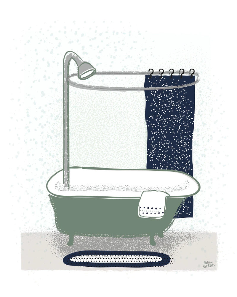 Bold Bath I BG by Melissa Averinos