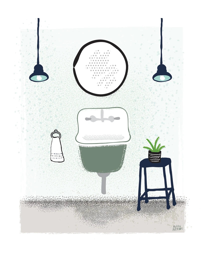 Bold Bath II BG by Melissa Averinos