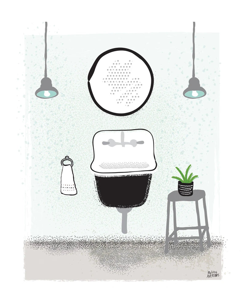 Bold Bath II Neutral by Melissa Averinos